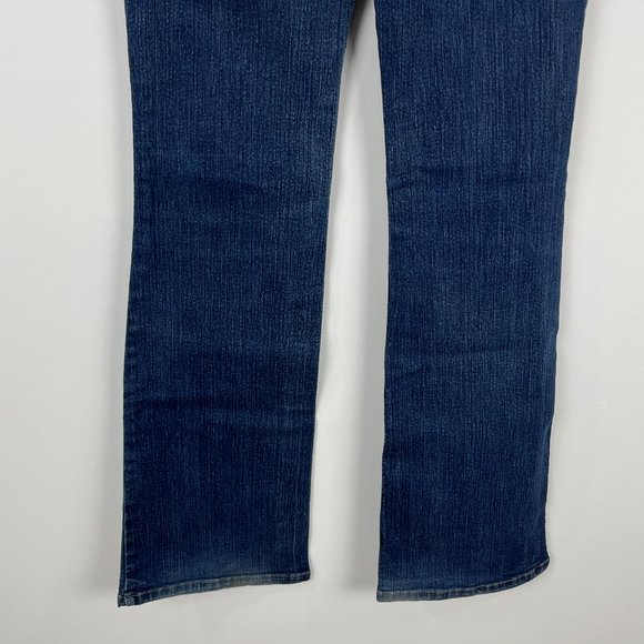 Bongo Jeans Women's SIze 7 Blue 80% Cotton Low Rise 8in Flared Inseam 32in - Picture 6 of 7